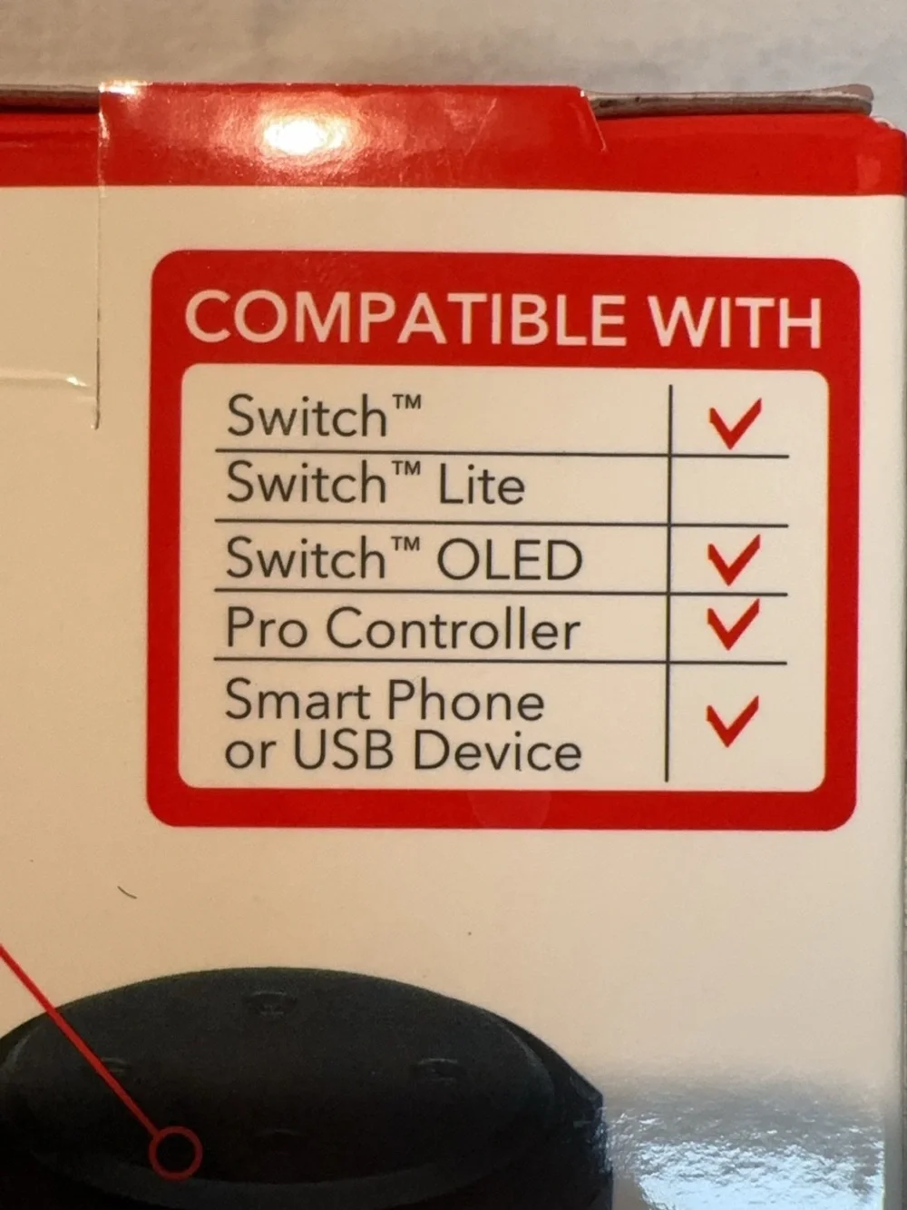 Rocketfish Charging Station for Nintendo Switch - Red & Blue Accent